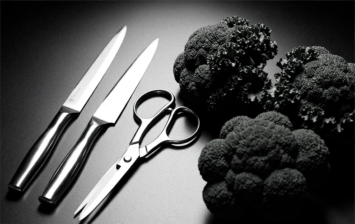 Surgical kitchen preparation tools and fresh greens
